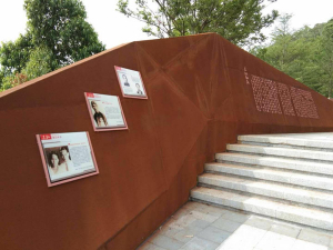 田林耐候钢挡土墙